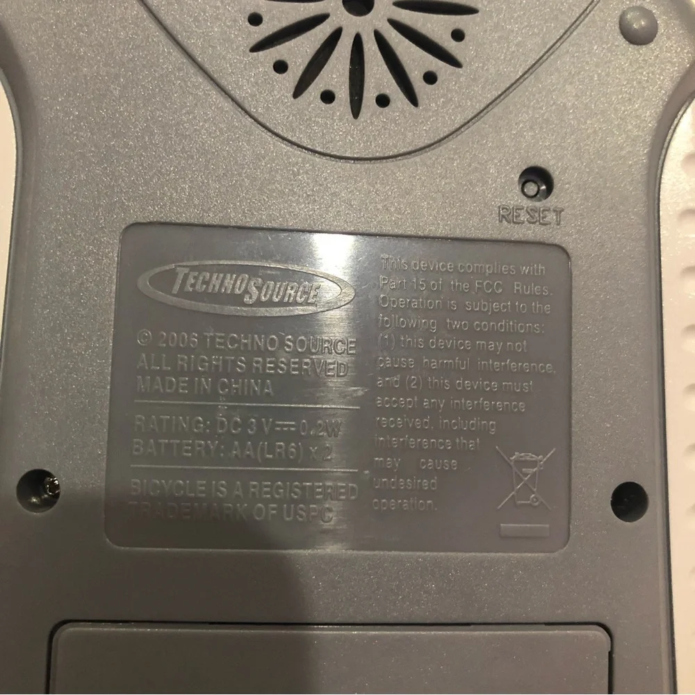 BICYCLE Illuminated Touch Pad FreeCell Handheld Game